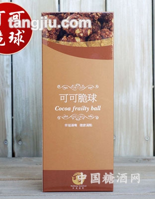 可可脆球休闲食品盒装