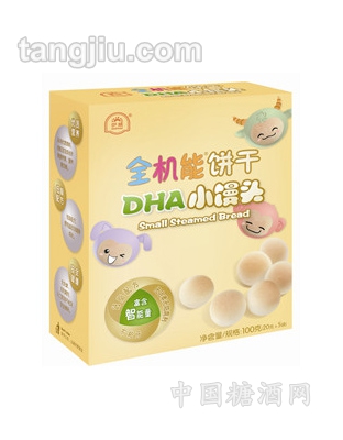 伊威全机能饼干DHA小馒头100g