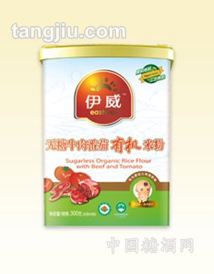 伊威无糖牛肉番茄有机米粉300g