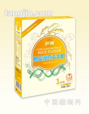 伊威螺旋藻营养米粉250g