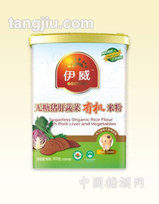伊威无糖猪肝蔬菜有机米粉300g