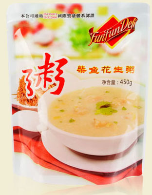 柴鱼花生粥袋装