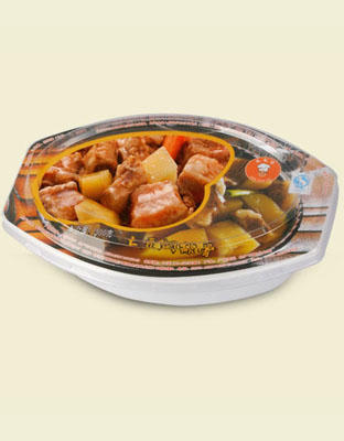 土豆焖排骨
