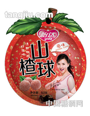怡达山楂球原味60克