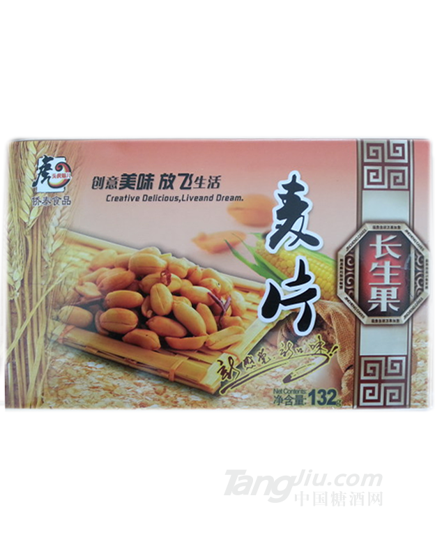 侨泰食品麦片花生礼盒132g