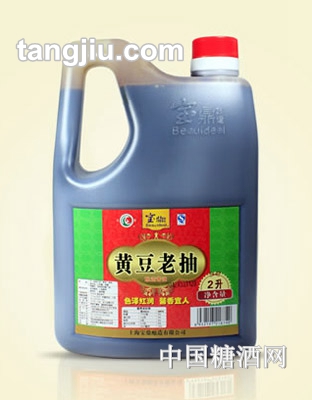 宝鼎黄豆老抽酱油2L