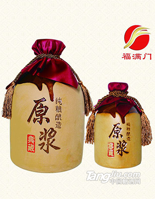 纯粮原浆坛子酒福满门