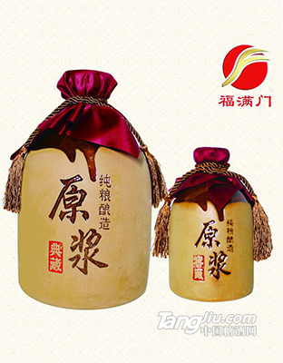 纯粮原浆坛子酒福满门500ml