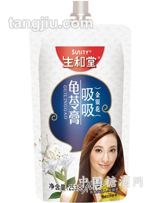 253g企鹅包金银花吸吸龟苓膏