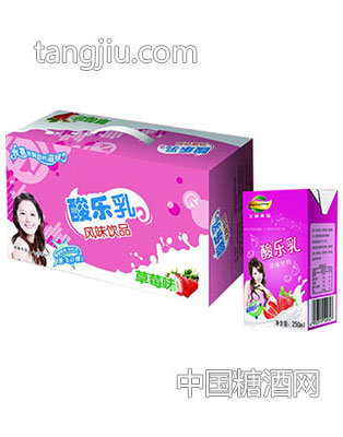 酸乐乳风味草莓味