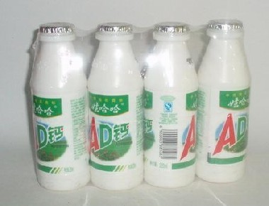 供应娃哈哈益生元AD钙奶 220 g*24瓶