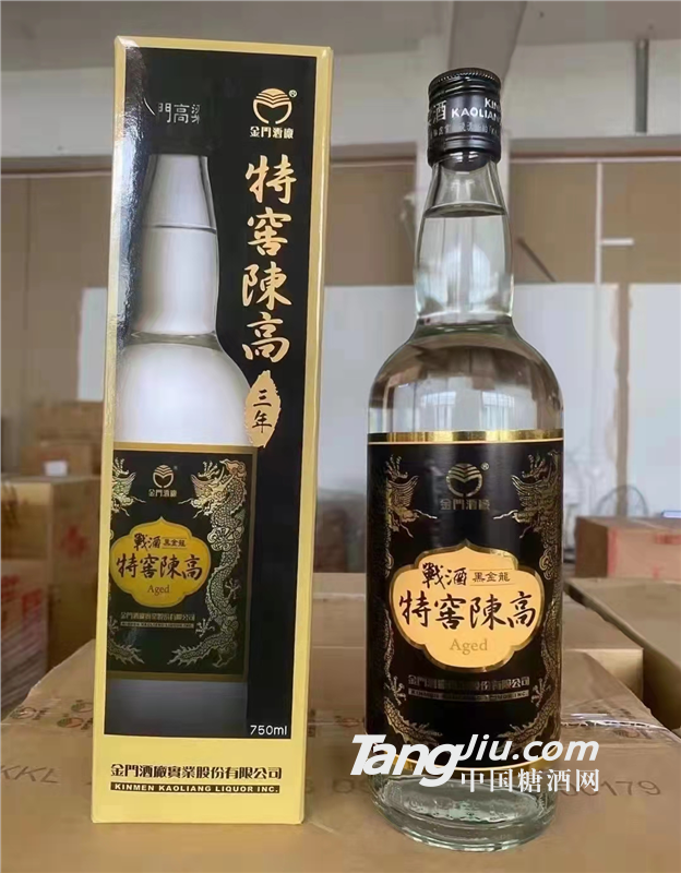 金门高粱酒战酒黑金龙特窖陈高高粱酒