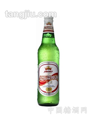 红石梁二月啤酒500ml