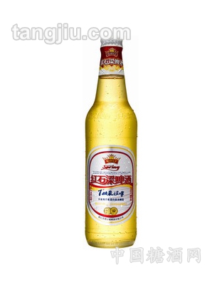 红石梁山泉啤酒500ml