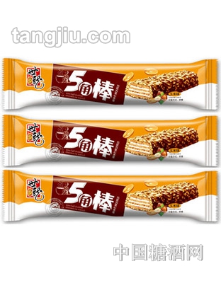 世龙5角棒-夹心巧克力棒玉米味
