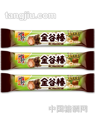 世龙金谷棒-果仁夹心巧克力棒-芝麻味