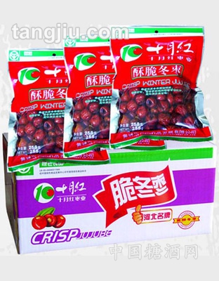 冻干脆冬枣258克彩箱