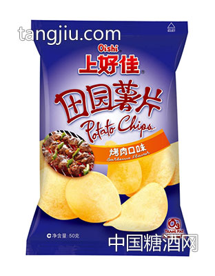 上好佳田园薯片烤肉口味