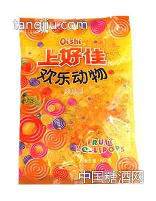 上好佳欢乐动物棒棒糖