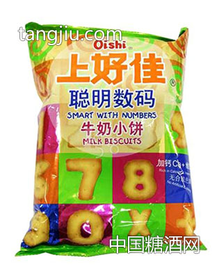 上好佳牛奶小饼聪明数字