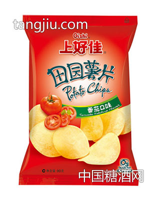 上好佳田园薯片番茄口味