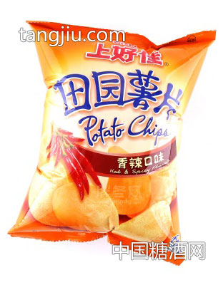 上好佳田园薯片香辣口味