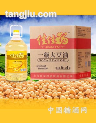 佳佳福一级大豆油5L