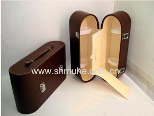 供应皮制红酒盒