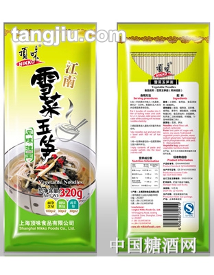 顶味雪菜玉笋面-320g