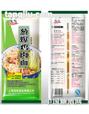 顶味葱爆鸡面304g
