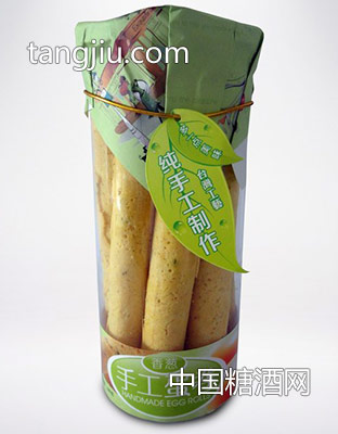 顶仕手工蛋卷香葱味
