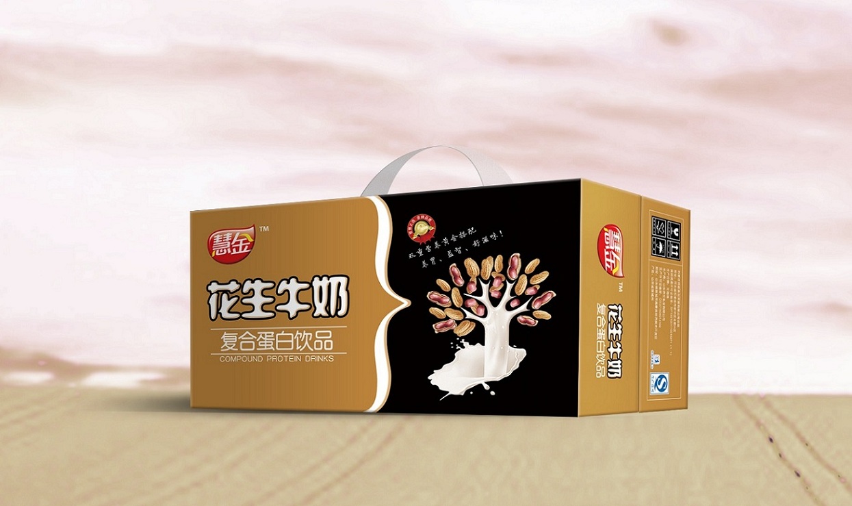 慧金苗条砖花生牛奶复合蛋白饮品20盒装