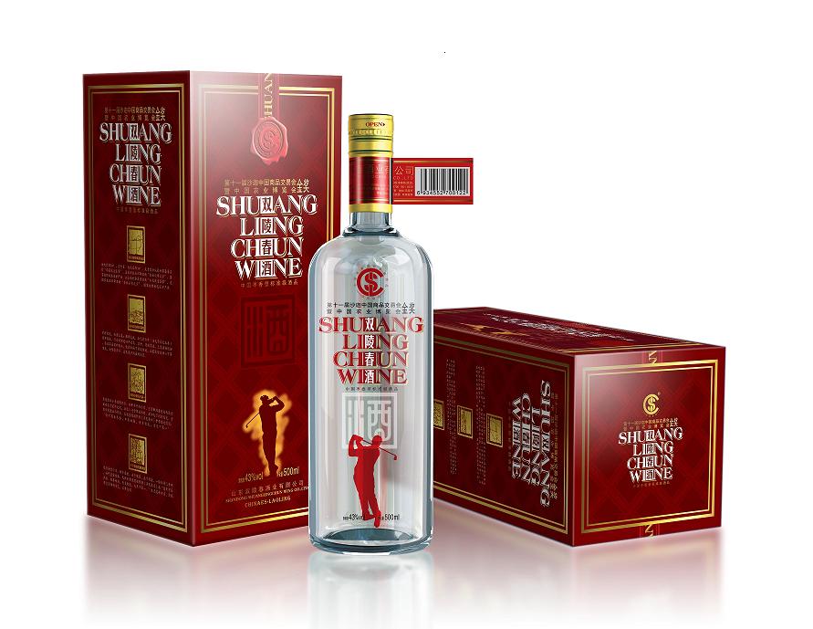 供应双陵春红高尔夫   枣香型白酒  礼品酒