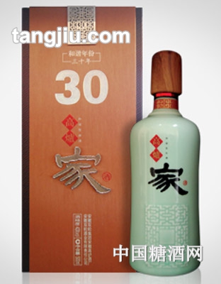 高炉家和谐年份酒30年