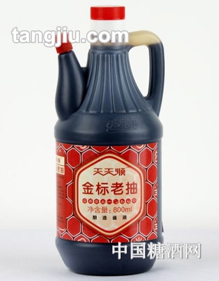 天天顺金标老抽酱油大瓶800ml