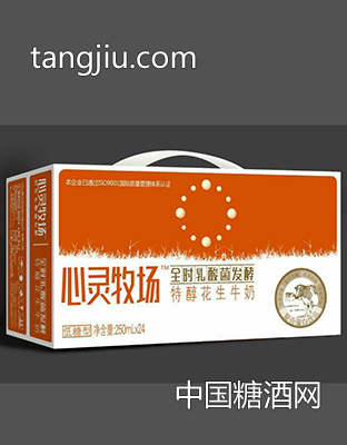 心灵牧场全时乳酸菌发酵特醇花生牛奶