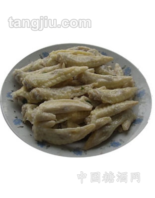 葱油鸡尖