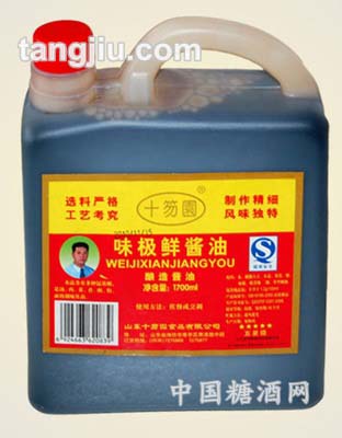 十笏园味极鲜明酱油1700ml
