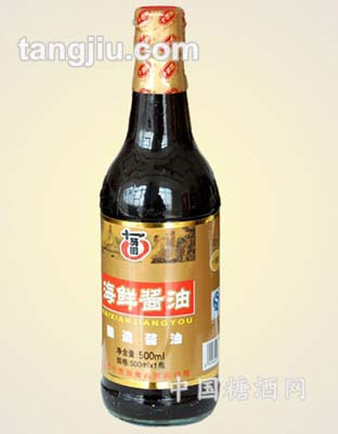 十笏园海鲜酱油500ml瓶装