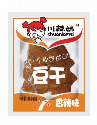 散装豆干香辣味