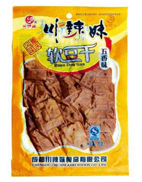 川辣妹软豆干70g五香味