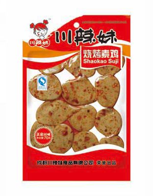 川辣妹豆干`老`70g烧烤素鸡