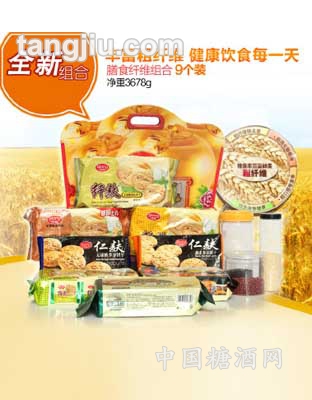 思朗膳食纤维休闲组合礼包3678g