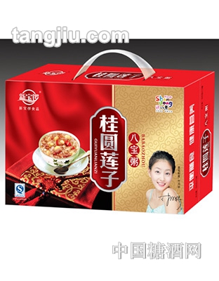 新宝锣桂圆莲子八宝粥礼盒