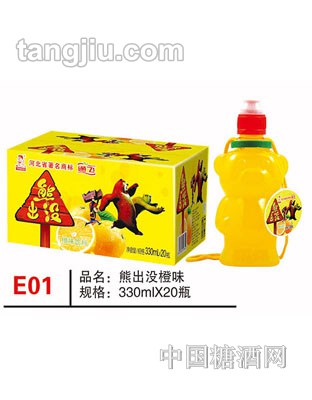E01 品名：熊出没橙味 规格：330mlx20瓶