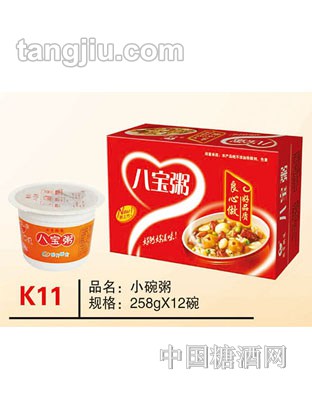 K11 品名：小碗粥 规格：258gx12碗