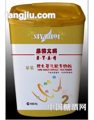 思雅艾琪金装二段奶粉800g