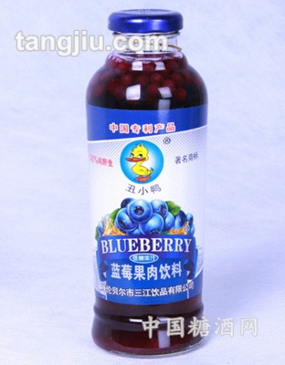 蓝莓果肉果汁饮料低糖420ml