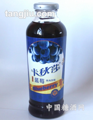蓝莓果肉饮料卡秋莎420ml