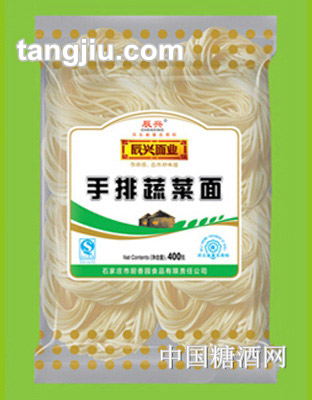 辰兴手排蔬菜面-400g